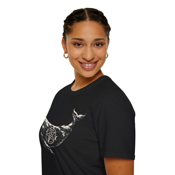 16655078949528945616_2048.jpeg Occult Whale Graphic T-Shirt — Marble Pentagram Design