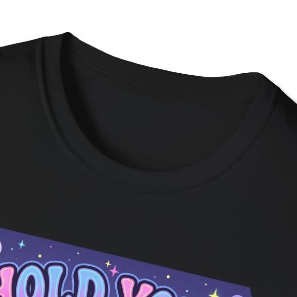 17484076903120111469_2048.jpeg Hold Your Bones T-Shirt — Colorful Skeleton Cowboy Graphic Tee