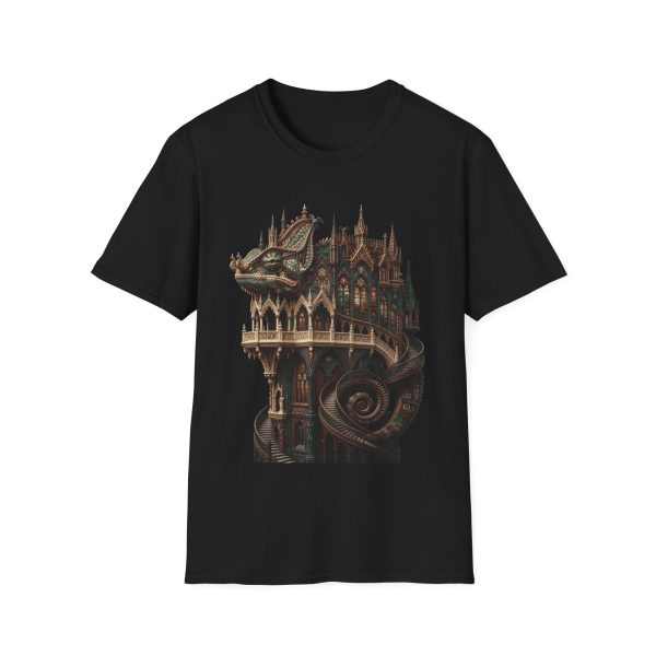 Gothic Dragon Cathedral T-Shirt
