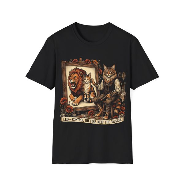 1882859940695072297_2048.jpeg Leo Zodiac T-Shirt — "Control the Fire, Keep the Passion" Graphic Tee