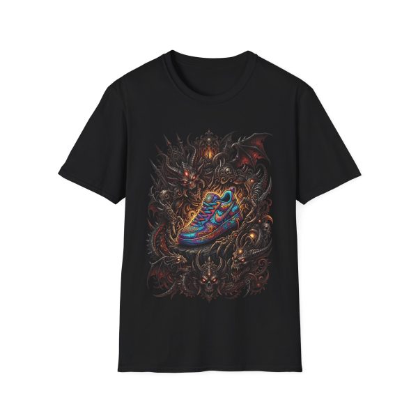 Dragon Demon Heart T-Shirt — Fantasy Gothic Sneaker Emblem Tee
