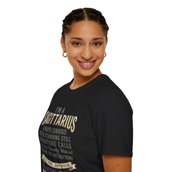 1978049616513400099_2048.jpeg Sagittarius Zodiac T-Shirt — "I'm a Sagittarius" Adventure Seeker Tee
