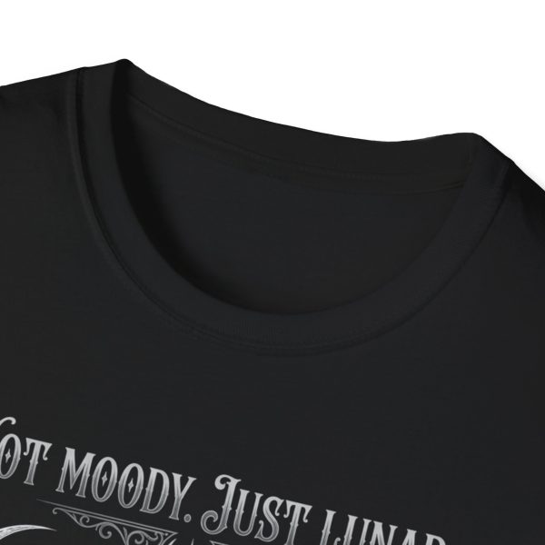 Not Moody, Just Lunar T-Shirt — Cat & Moon Phases Graphic Tee