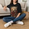 Gothic 'Emotionally Unstable' Graphic T-Shirt — Vampire Rose Design