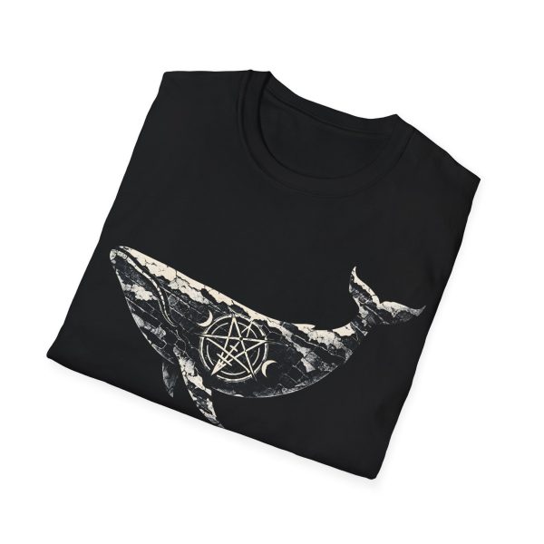 203867965311505387_2048.jpeg Occult Whale Graphic T-Shirt — Marble Pentagram Design