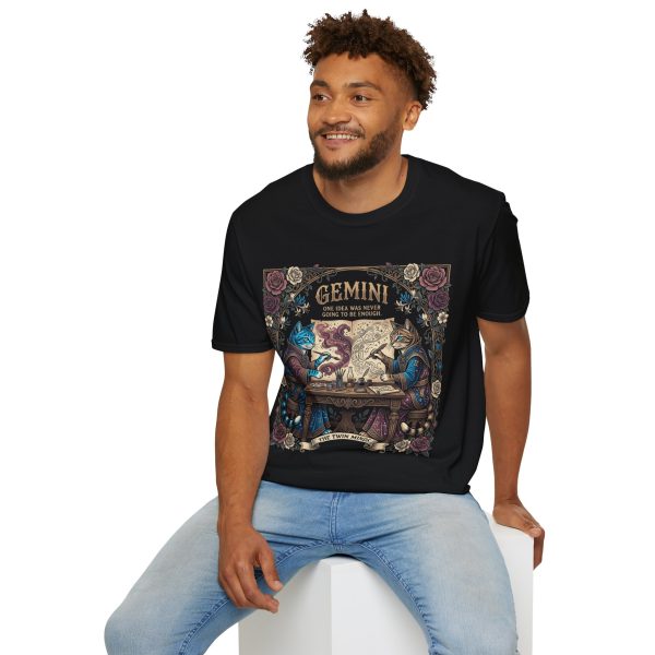 Gemini Zodiac T-Shirt — 'Gemini: Two Minds, One Soul' Astrological Tee