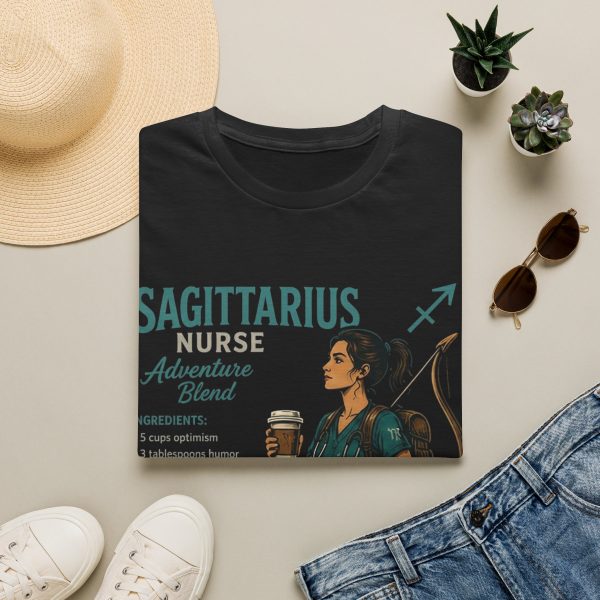 Sagittarius Nurse T-Shirt - Adventure Bound Zodiac Nurse Tee
