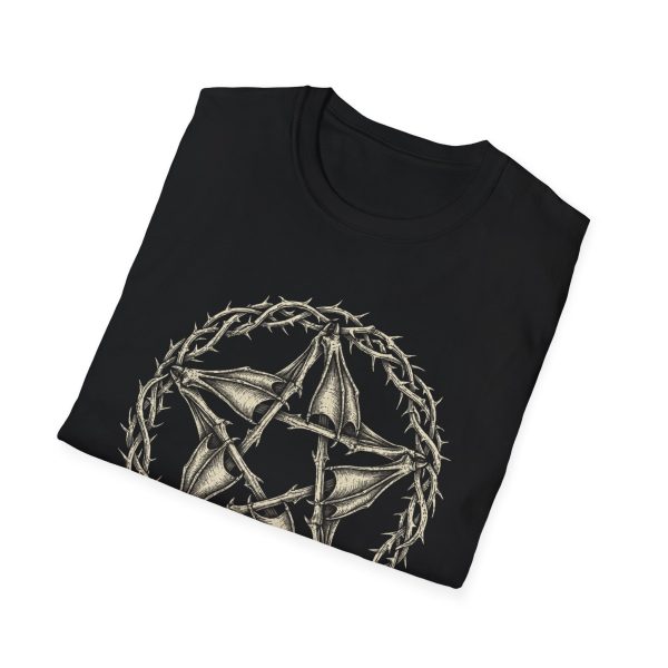 Pentagram Thorn Tee — "Keep Your Good Vibes" Gothic Graphic T-Shirt