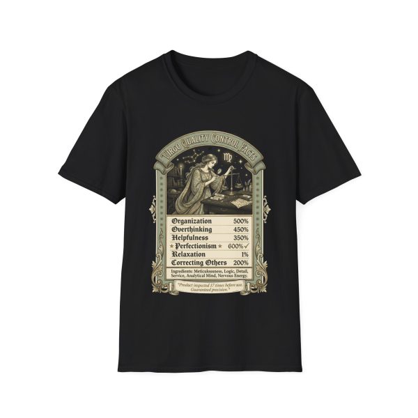 2661188551912780285_2048.jpeg Virgo Personality Vintage Chart T-Shirt — 'Introvert Idealist' Graphic Tee
