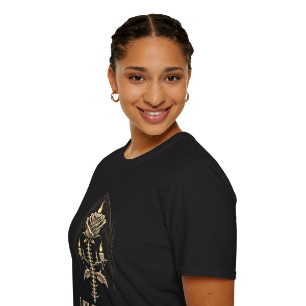 I Am My Own Light Tee — Gothic Rose Candle Inspirational T-Shirt