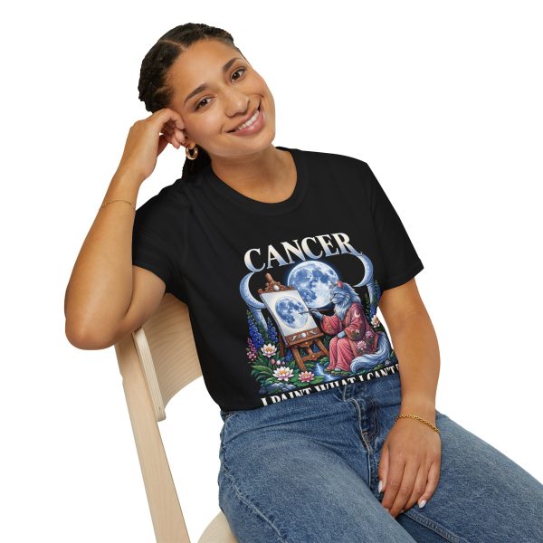 Cancer Zodiac Artist T-Shirt — "I Paint What I Can't Put Into Words"