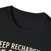 T-Shirt — I Keep Recharging The Same 3% Moon Battery Graphic Tee