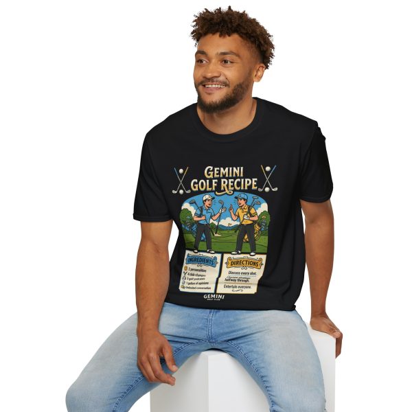 3664046093449402112_2048.jpeg Gemini Golf Recipe Tee — Funny Astrology Golfer T‑Shirt