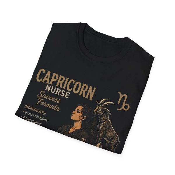 3978216593688968071_2048.jpeg Capricorn Nurse T-Shirt – Zodiac Nurse Success Formula Tee