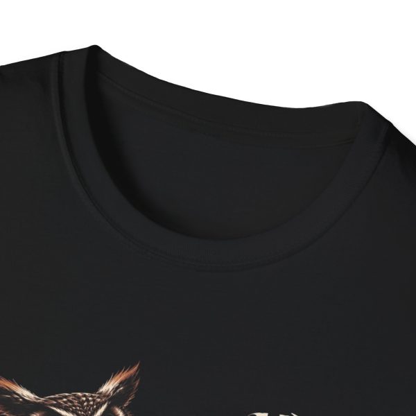T-Shirt — "My Inside Voice" Owl Graphic Tee (Funny Sarcastic Statement)