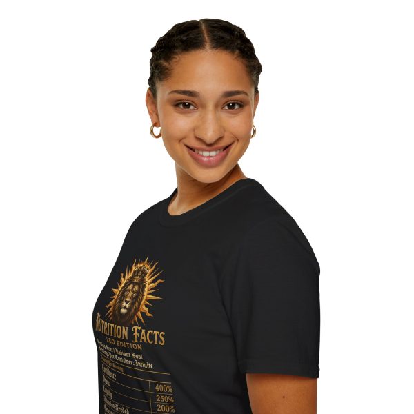 5688190200481374350_2048.jpeg Leo Nutrition Facts T-Shirt — Zodiac Sun Sign Horoscope Tee