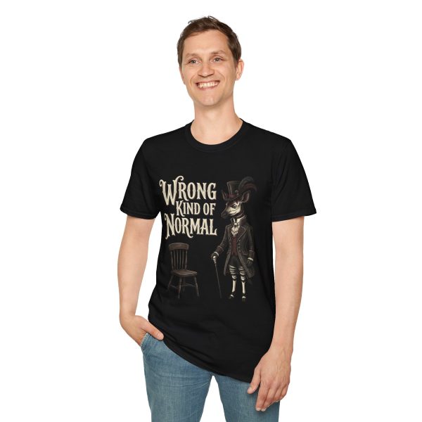 6330529160223098866_2048.jpeg Wrong Kind of Normal T-Shirt — Victorian Rabbit Illustration
