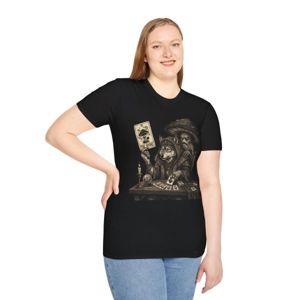 Tarot Skull Readers T-Shirt — Gothic Skeleton Fortune Teller Graphic Tee