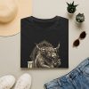 T-Shirt — "This Is My Sanctuary" Funny Bull on Toilet Graphic Tee