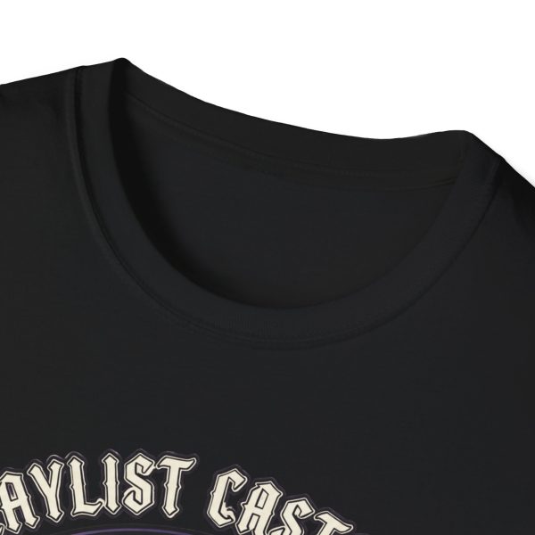 My Playlist Casts Curses T-Shirt — Gothic Witchy Music Graphic Tee