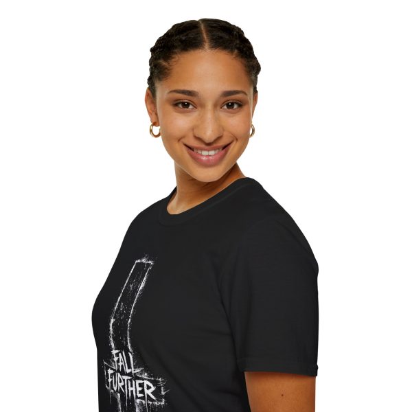 Fall Further Graphic T-Shirt — Inverted Cross Grunge Tee