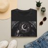 7363181614823203509_2048.jpeg Gothic Tarot Night T-Shirt — Skeleton, Coffins & Moon Occult Design