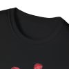 Skeleton Reef T-Shirt — Red Gothic Skull & Jellyfish Horror Tee