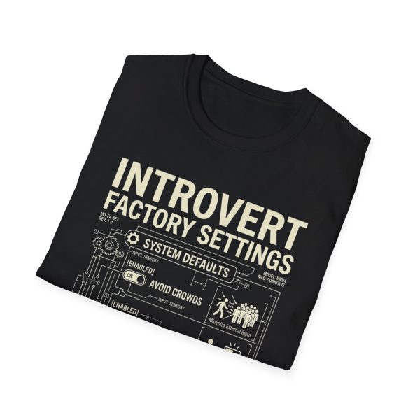 Introvert Factory Settings T-Shirt — Funny Introvert Graphic Tee