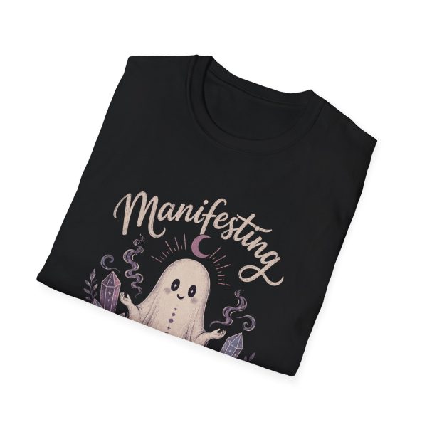 Ghost Tee - "Manifesting Ghostly Good Vibes" Graphic T-Shirt
