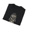 Skull & Rose T-Shirt — "Grow Through Everything, Bloom Anyway" Gothic Floral Tee