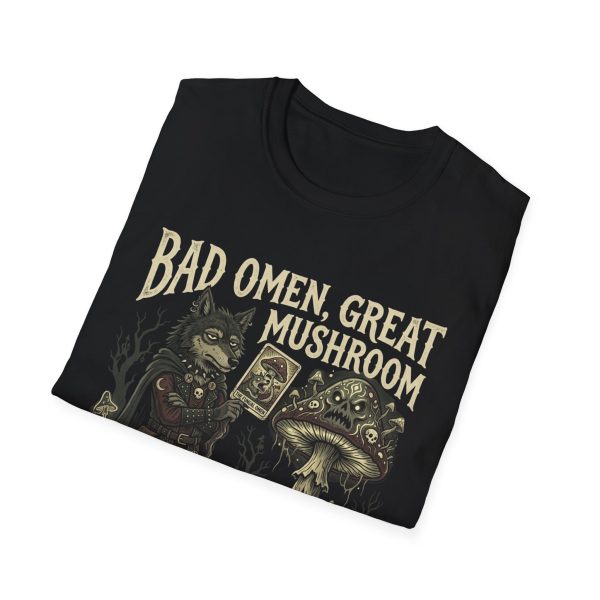 8042600804563172605_2048.jpeg Bad Omen, Great Mushroom T-Shirt — Dark Fantasy Mushroom Tarot