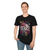 Floral 'HEART' Graphic T-Shirt — Vintage Rose Bouquet Tee