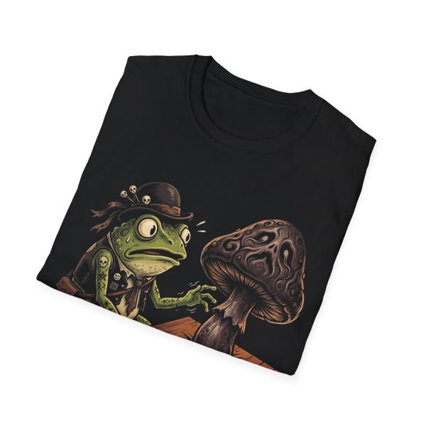 8398581161684933479_2048.jpeg Tarot Toad T-Shirt — Mystic Frog Reading with Mushroom Tarot Cards