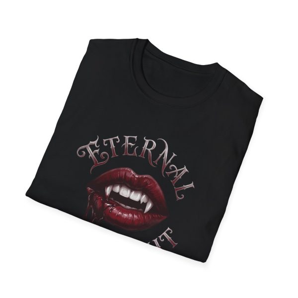 Vampire Bite Tee — "Eternal Night" Gothic Blood Lips T-Shirt