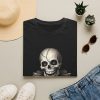 Skull Jester T-Shirt — Gothic Clown Skeleton Tee for Halloween