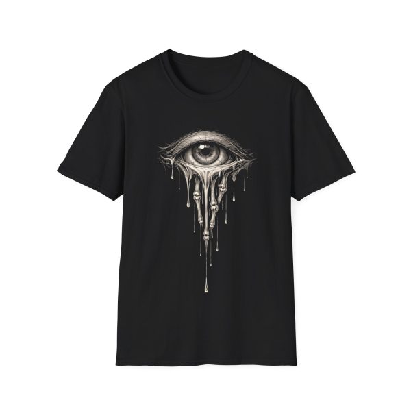 Melting Eye Graphic T‑Shirt — Surreal Dripping Eye Tee