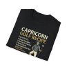 Capricorn Golf Recipe T-Shirt — 'Success Is Practiced Daily' Zodiac Golfer Tee