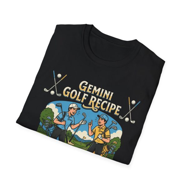 9328937842729876036_2048.jpeg Gemini Golf Recipe Tee — Funny Astrology Golfer T‑Shirt