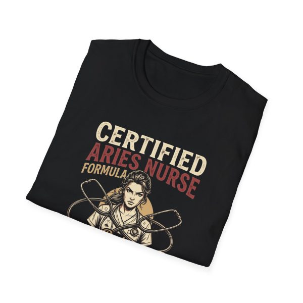 Certified Aries Nurse T-Shirt — Zodiac Nurse Gift Tee