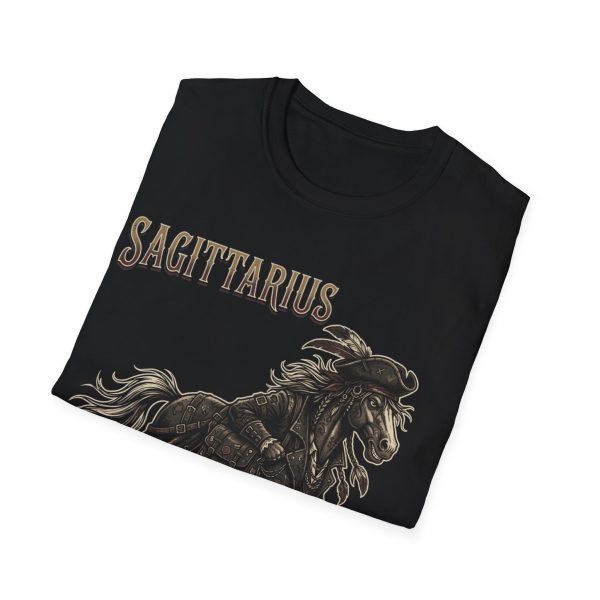 Sagittarius Zodiac T-Shirt — 'I Wasn't Built to Stay' Archer Horse Tee