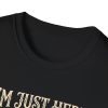 10835057387979145022_2048.jpeg T-Shirt — "I'm Just Here for the Food" Thanksgiving Mouse Dinner Tee