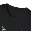 Black T‑Shirt with Smoky Pentagram Graphic — Gothic Occult Tee