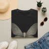 Moth Skull Graphic T-Shirt — Gothic Skull & Moth Tee