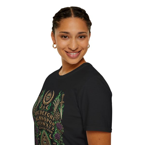 13343558131291578746_2048.jpeg Ouija Board Mystic T-Shirt — Occult Spirit Planchette Tee