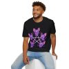 Cute Purple Bat Pentagram T-Shirt — Kawaii Gothic Bat Shirt