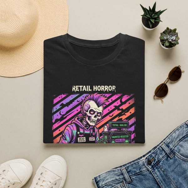 I've Seen Things T-Shirt — Retail Horror Skeleton Cashier Retro Neon Tee