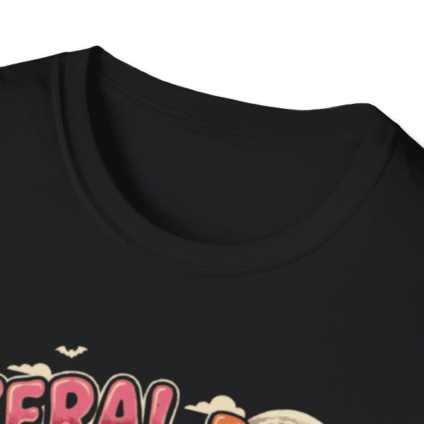 Feral But Fabulous T-Shirt — Retro Skeleton Unicorn Graphic