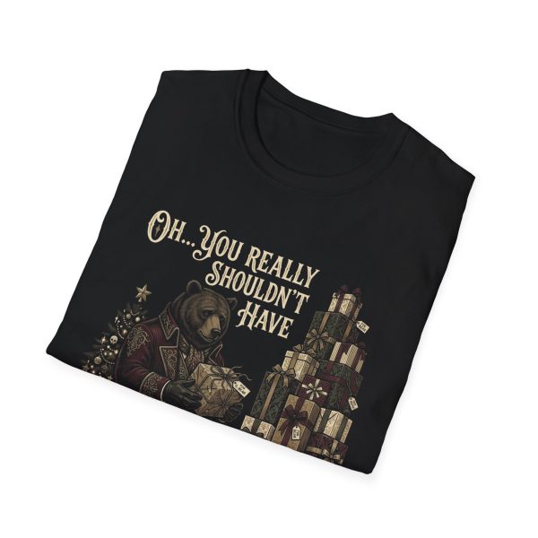 1777402397788219418_2048.jpeg Santa Bear Christmas T-Shirt — "Oh... You Really Shouldn't Have"