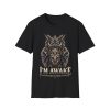 18245430855228465047_2048.jpeg I'm Awake Owl T-Shirt — Night Owl Graphic Tee with 'I'm Awake (Unfortunately, So Are My Thoughts)'