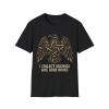 T-Shirt — 'I Collect Grudges Like Rare Books' Pentagram Wings Gothic Tee